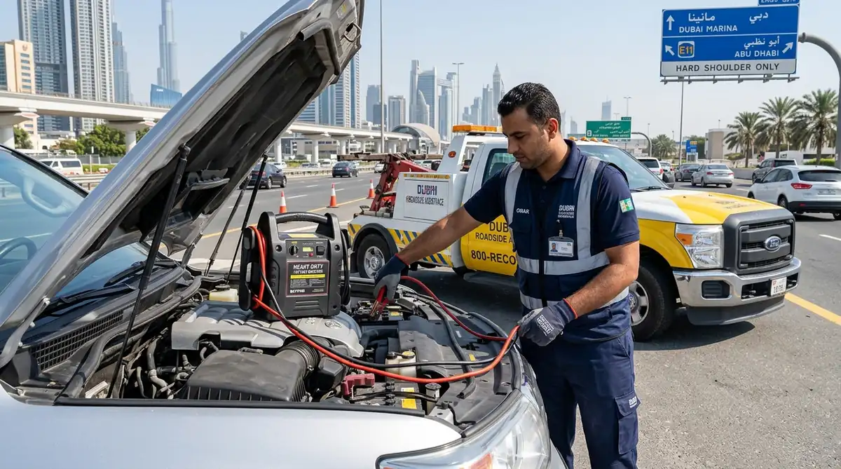 Battery Boosting & Jump Start in Dubai